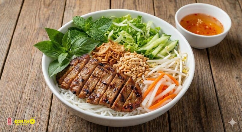 Bún thịt nướng - 5. Nướng bằng lò hoặc nồi chiên không dầu