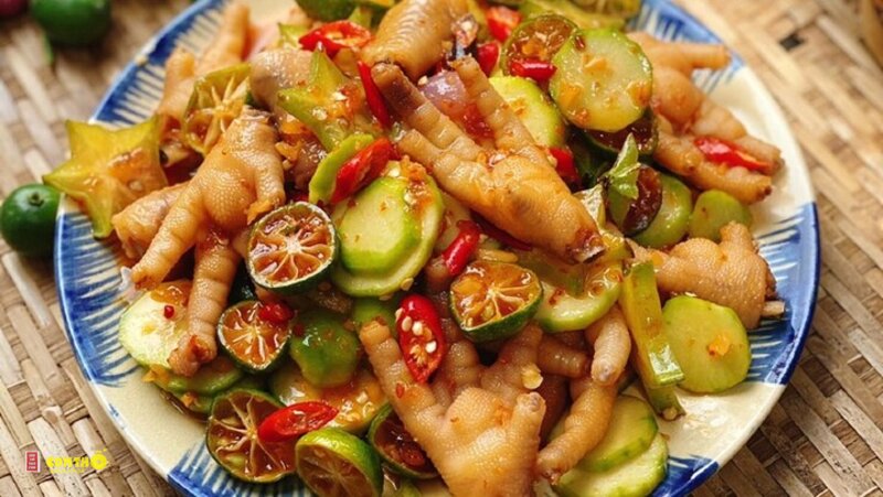 Chân gà sả tắc - Bước 1: Sơ chế chân gà