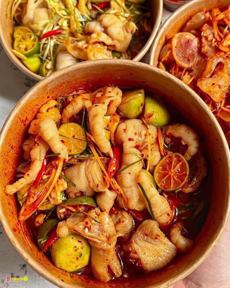 Chân gà sốt Thái - Bước 1: Sơ chế sạch