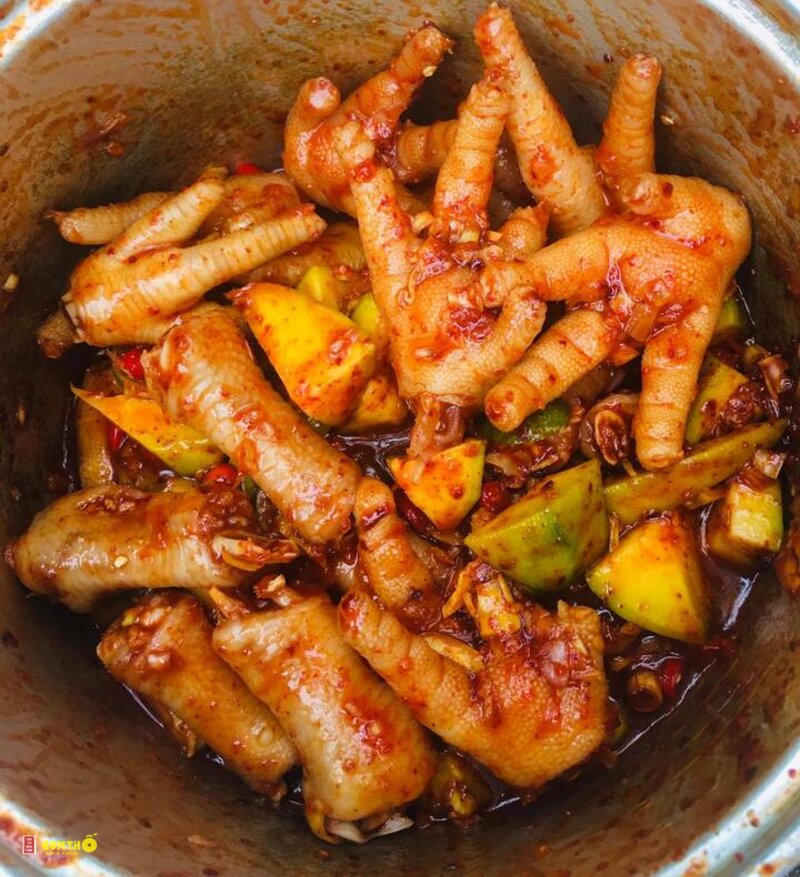 Chân gà sốt Thái - Bước 5: Ngâm và thưởng thức