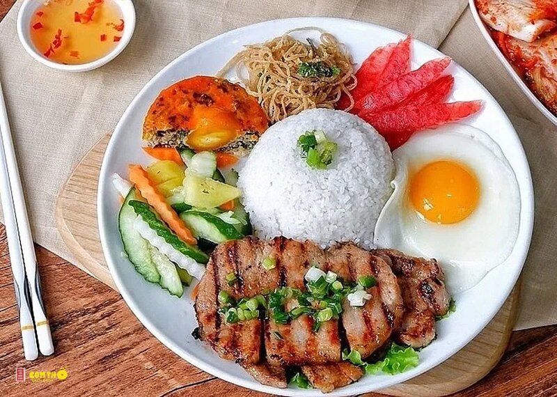 Cơm tấm - 10. Cơm tấm chay Cơm tấm - 10. Cơm tấm chay