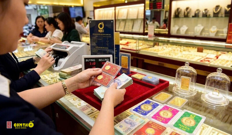 Giá vàng miếng SJC - Mua vào là bên niêm yết mua từ khách