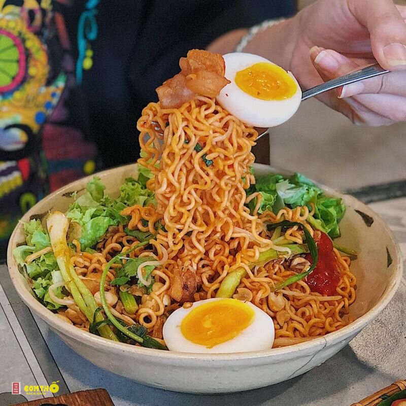 Mì trộn - 2. Xá xíu Mì trộn - 2. Xá xíu