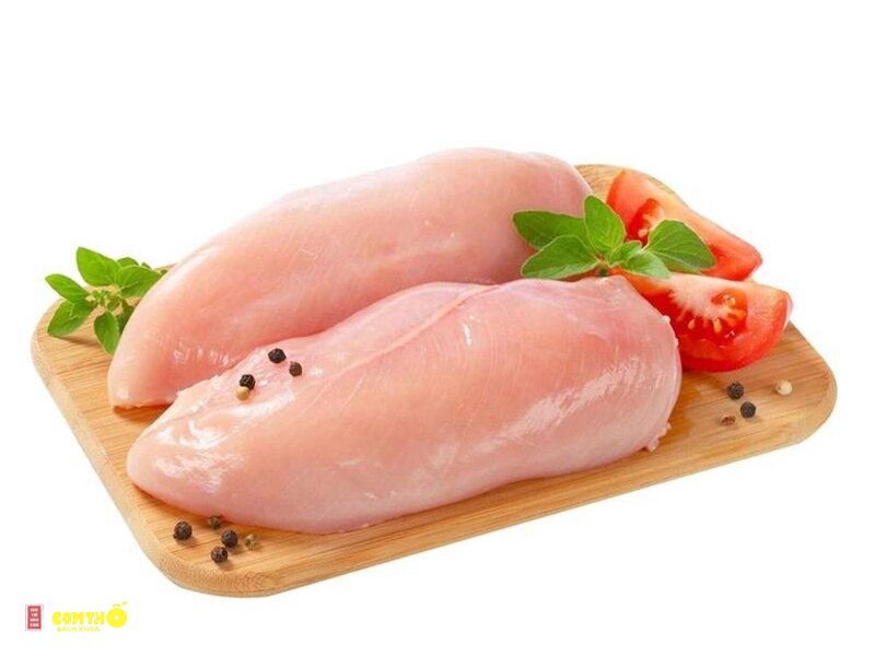 Ức gà - Canh nhiệt độ và cho thịt nghỉ